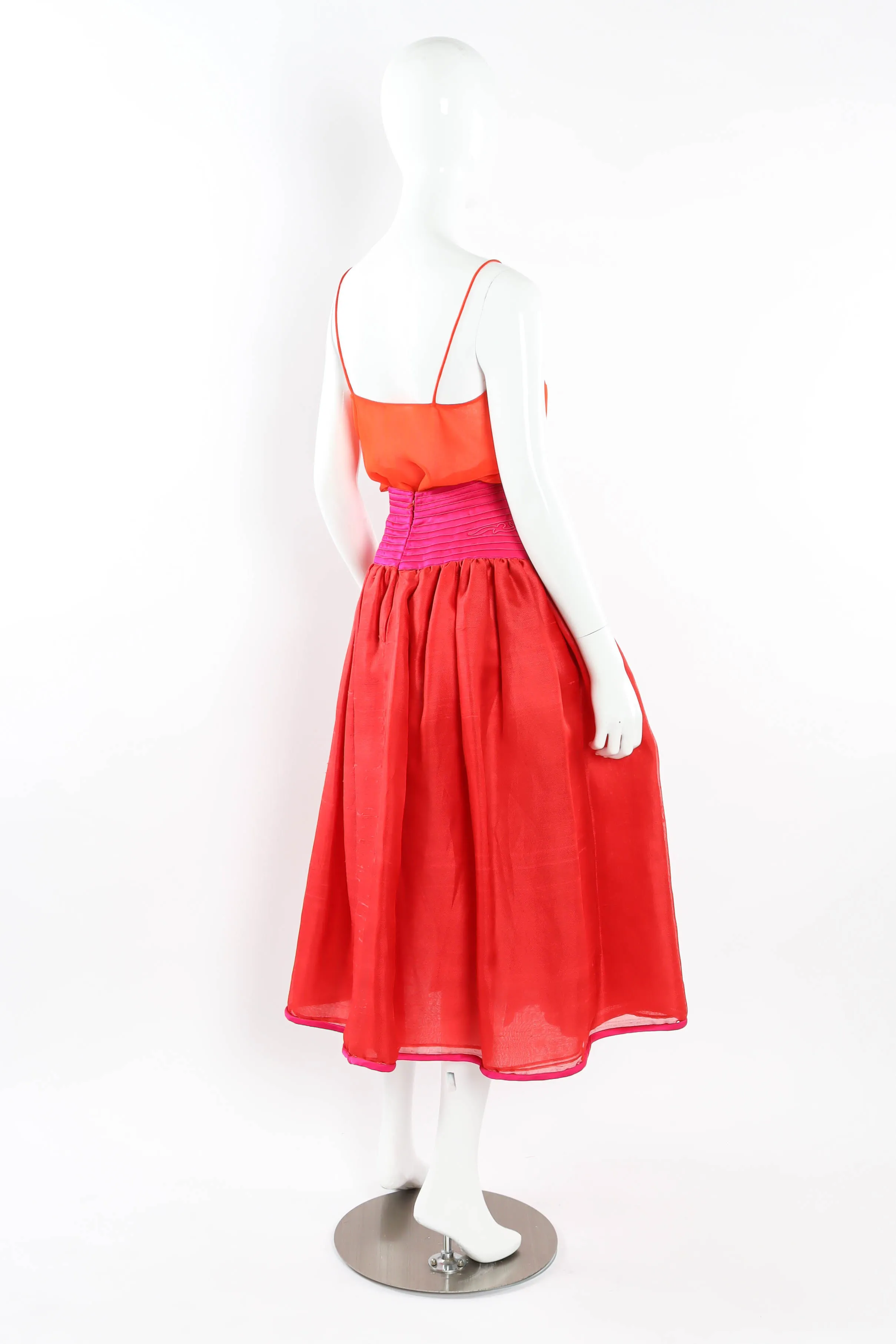 Floral Column Top & Skirt Set