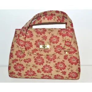 Floral Victorian Tapestry Purse