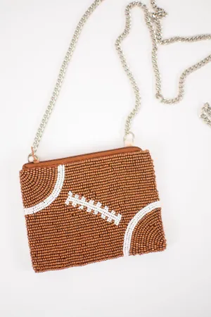Football Crossbody Card Case ✦ Stadium Approved