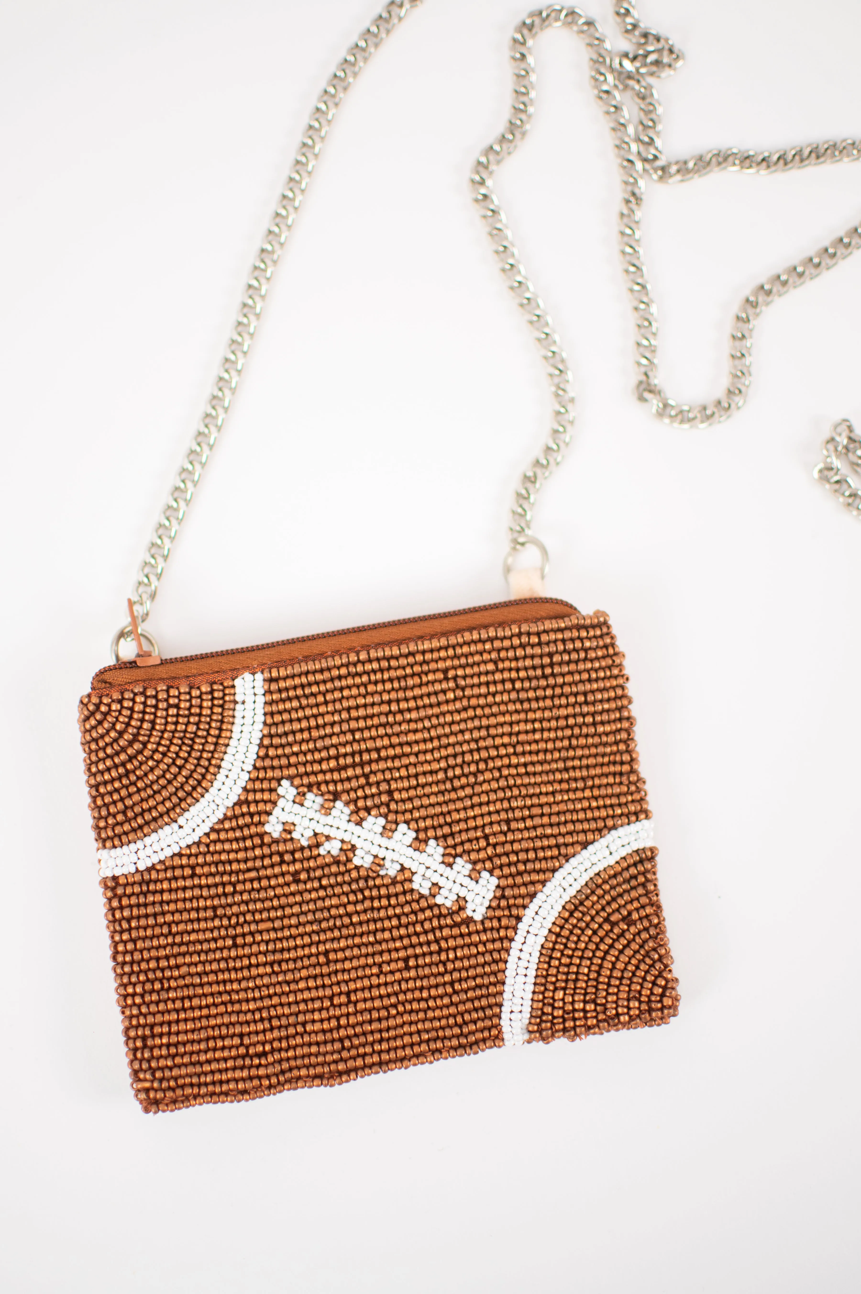 Football Crossbody Card Case ✦ Stadium Approved