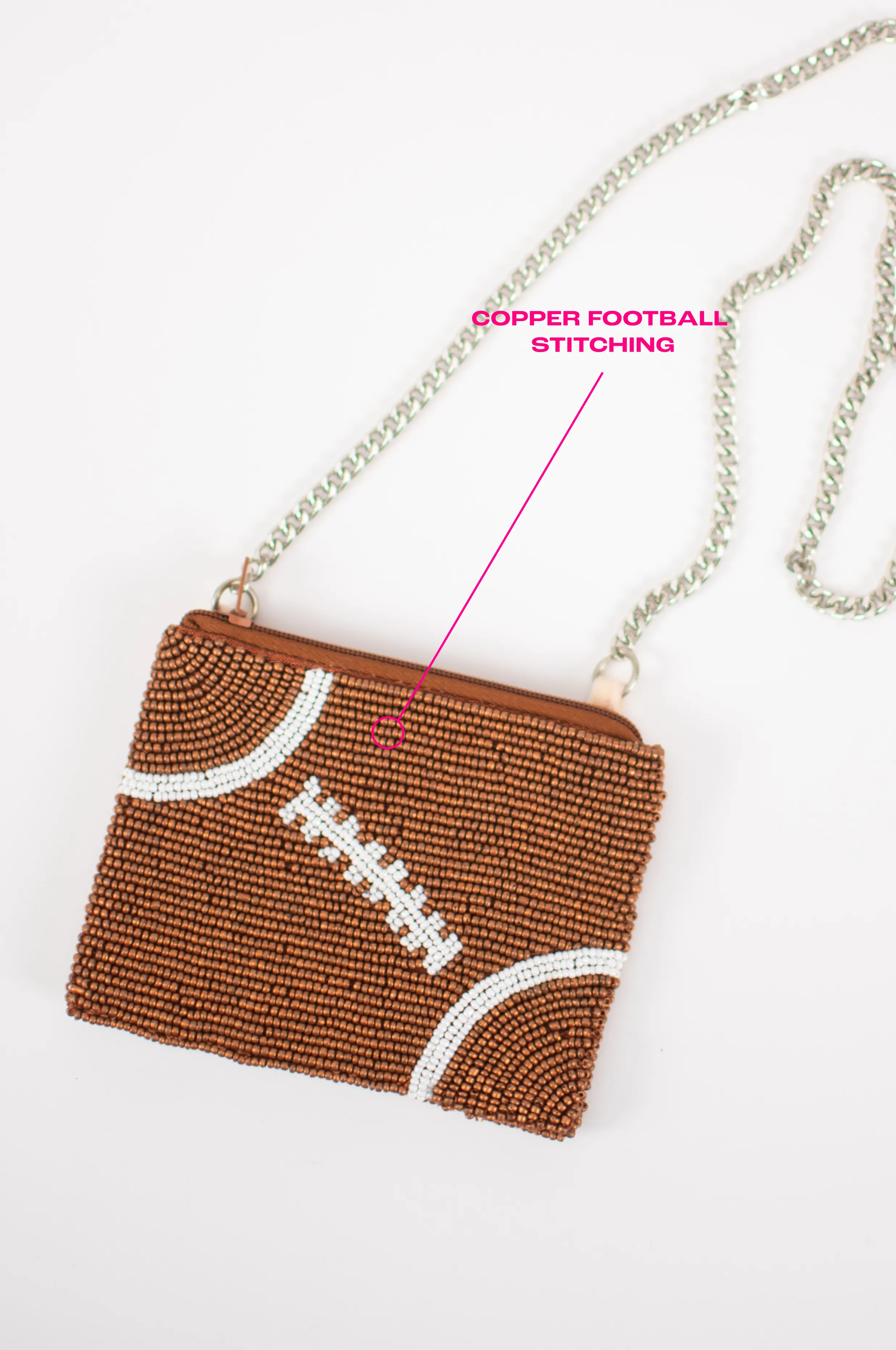 Football Crossbody Card Case ✦ Stadium Approved