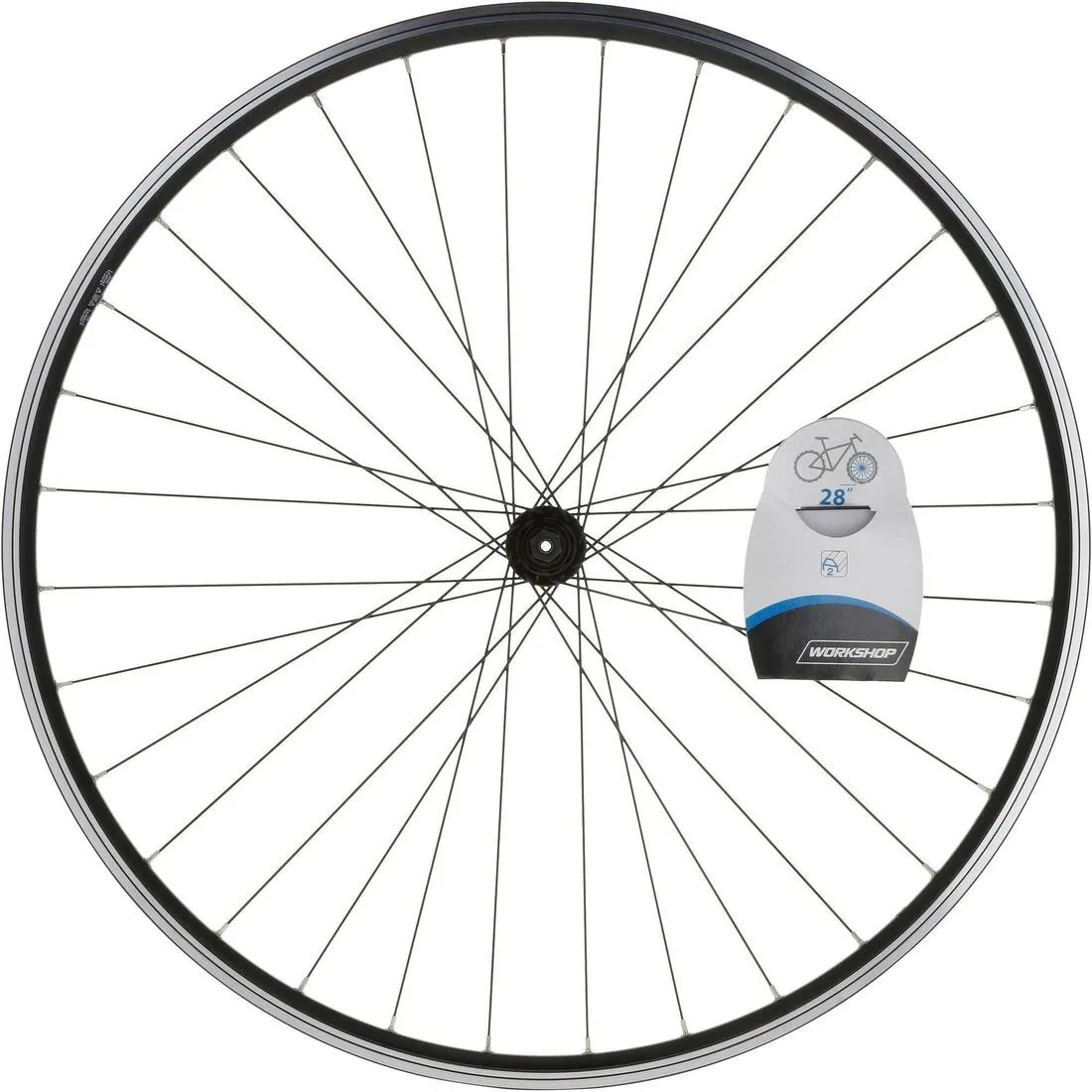 Front Wheel 28" Double Wall Rim V-Brake Quick Release Hybrid Bike - Black