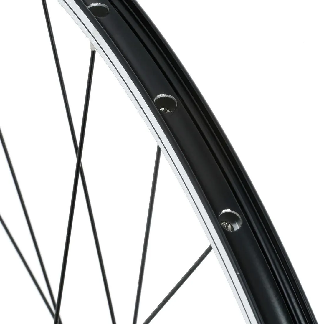 Front Wheel 28" Double Wall Rim V-Brake Quick Release Hybrid Bike - Black