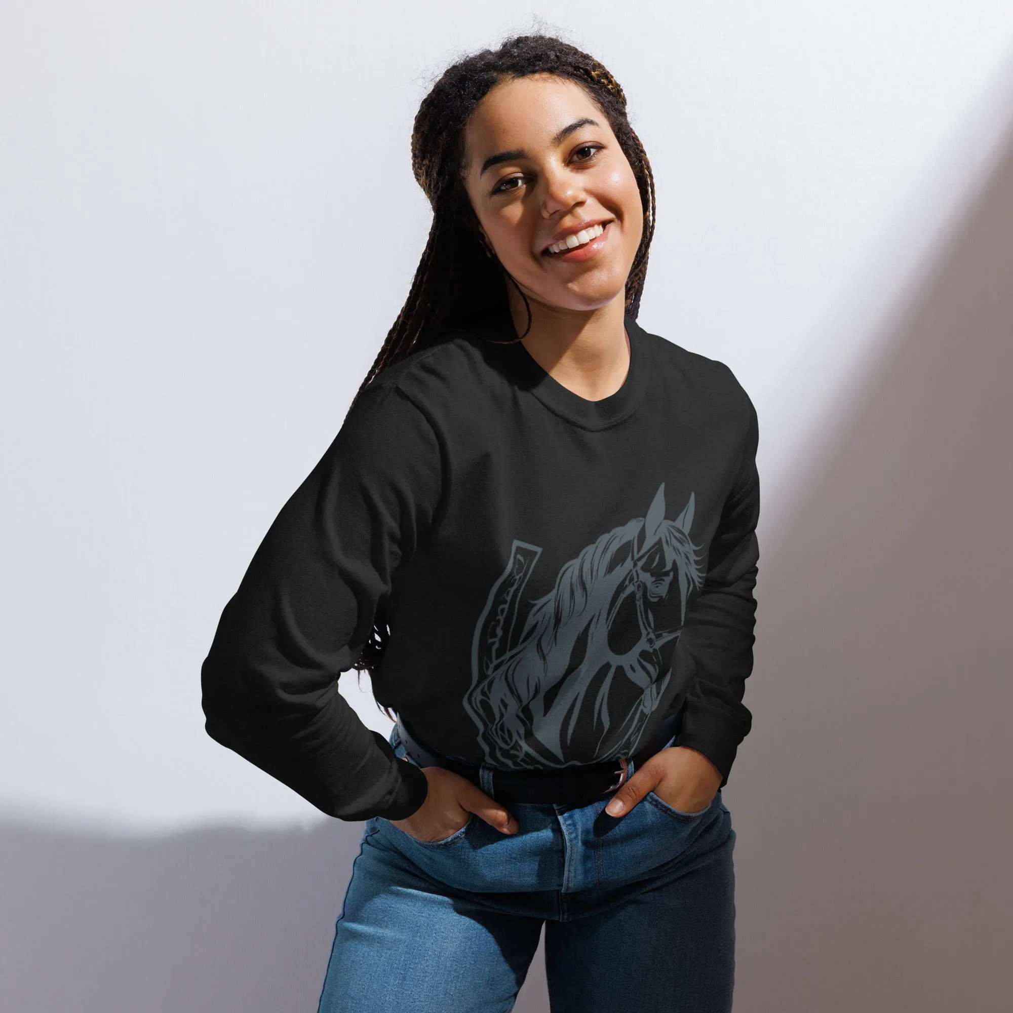 Garment-dyed heavyweight long-sleeve shirt-Small to 3XL