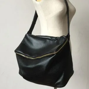 Genuine Leather Shoulder Bag Crossbody Bag Handbag Motorcycle Bag Purse For Women