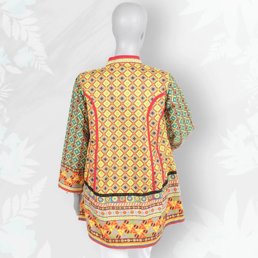 Girls Casual Printed Lawn Kurti -PRK-004