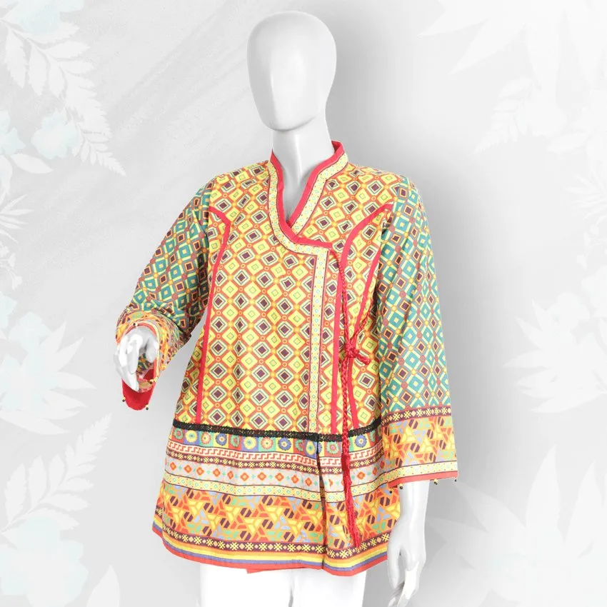 Girls Casual Printed Lawn Kurti -PRK-004