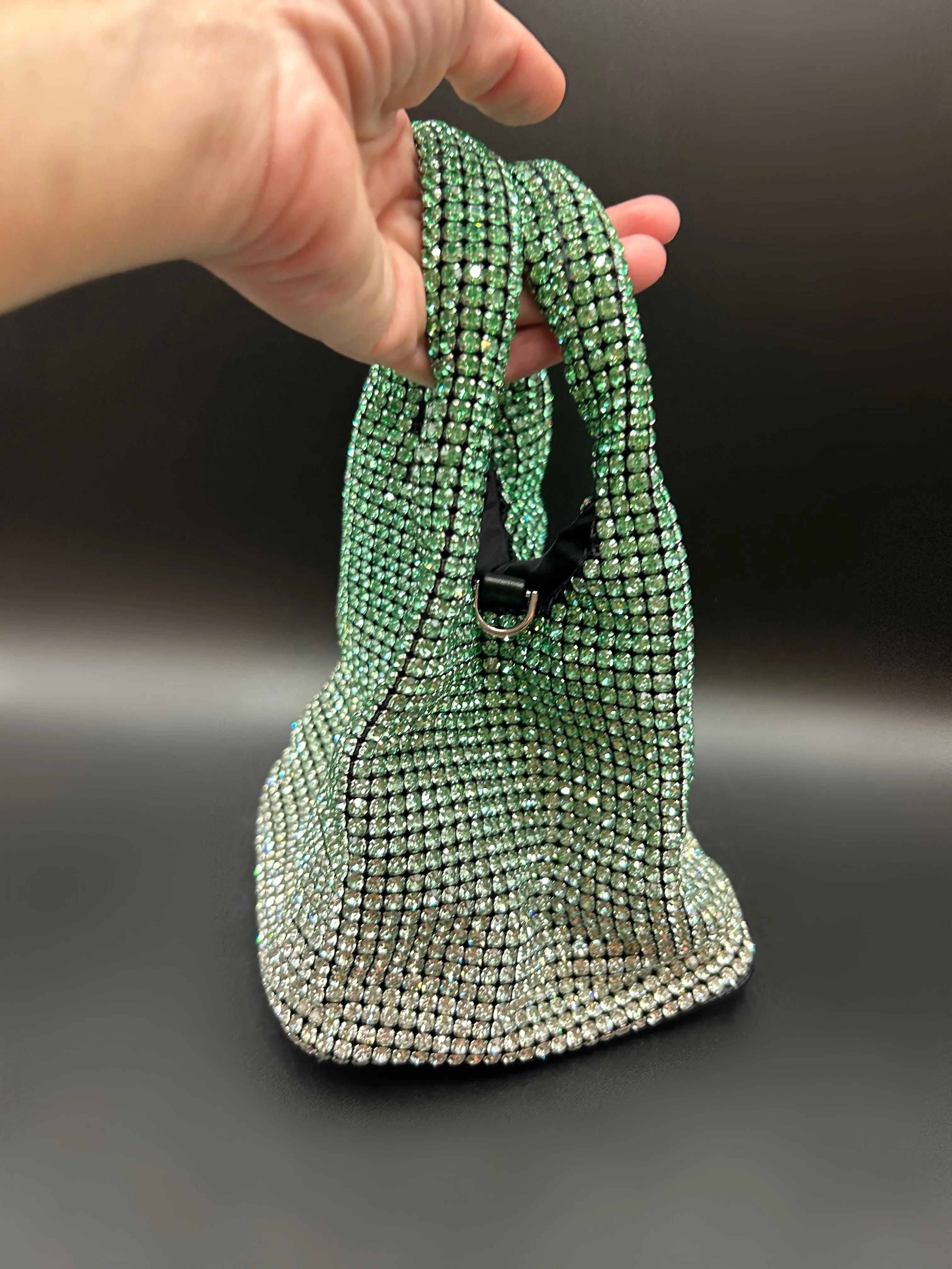 Green Ombré Bucket Bag
