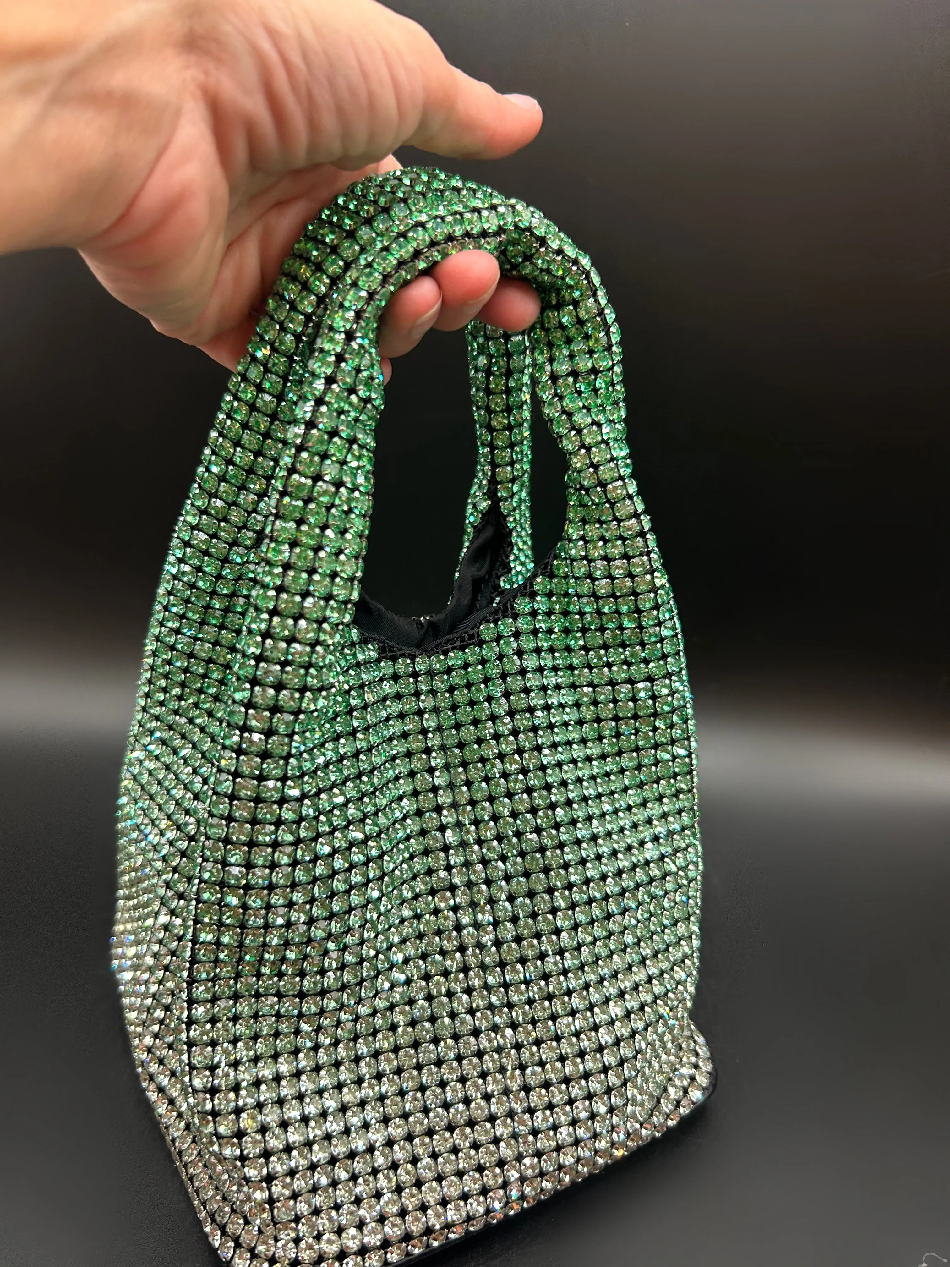 Green Ombré Bucket Bag