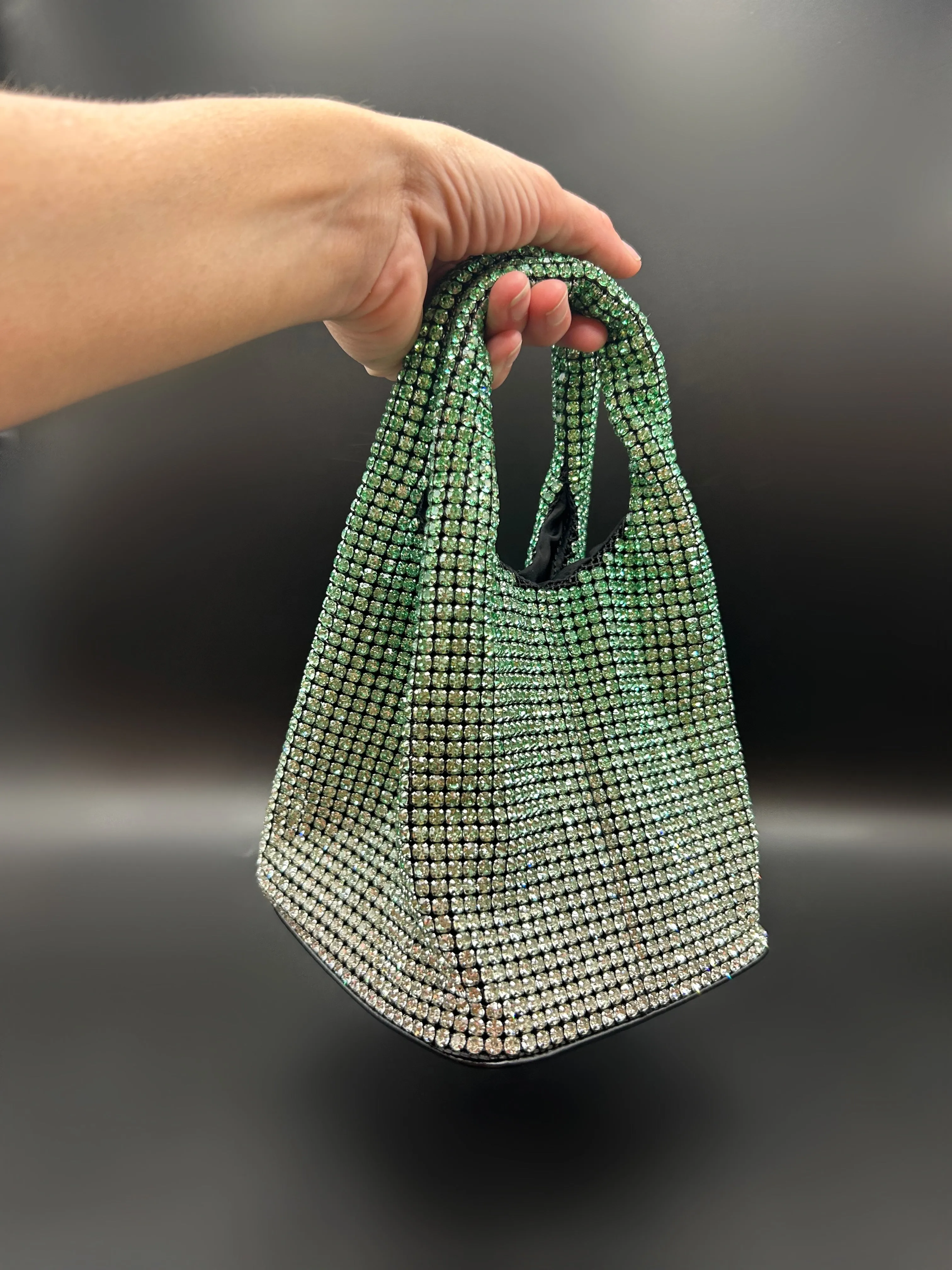 Green Ombré Bucket Bag