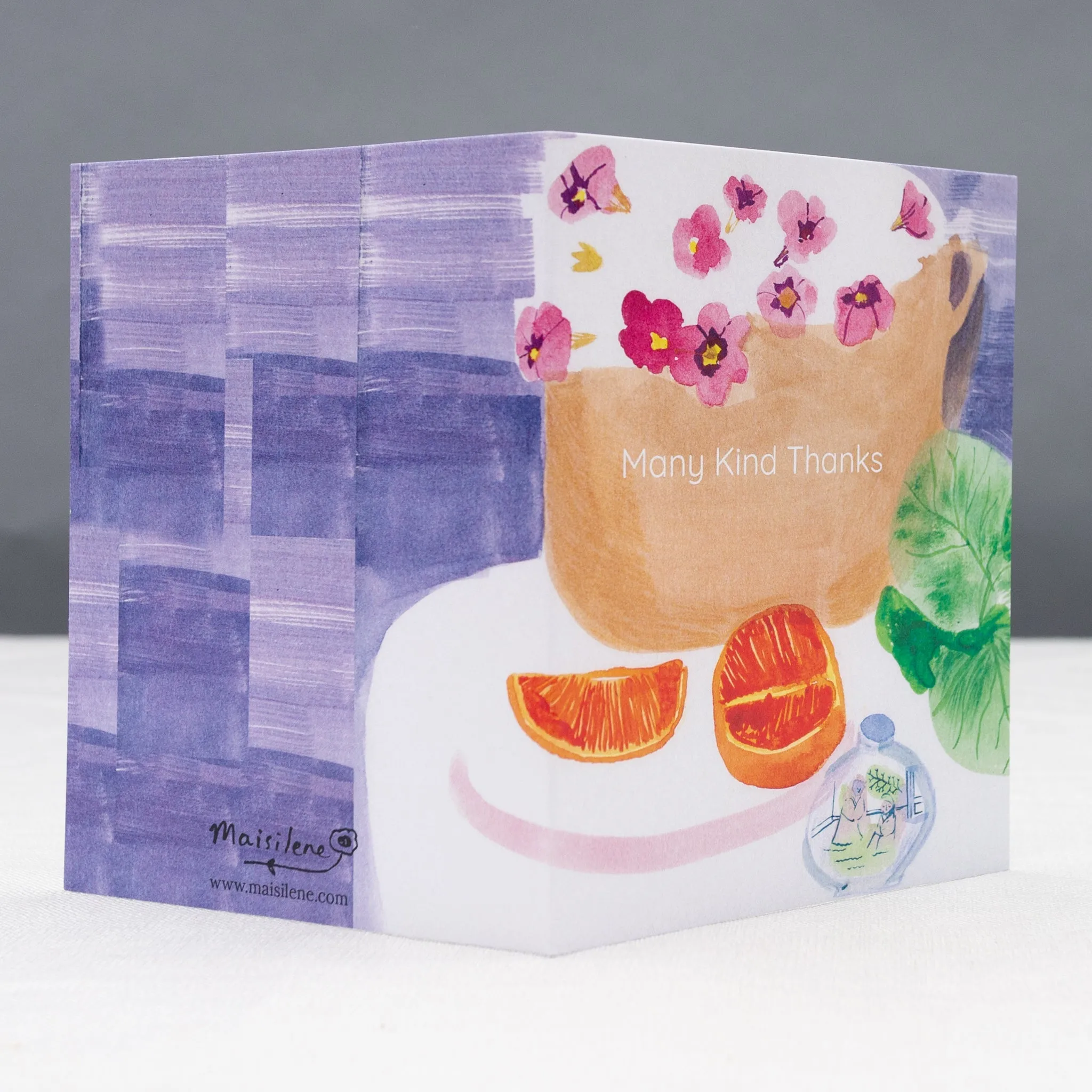 Greeting Card Set - Flowers & Thank Yous