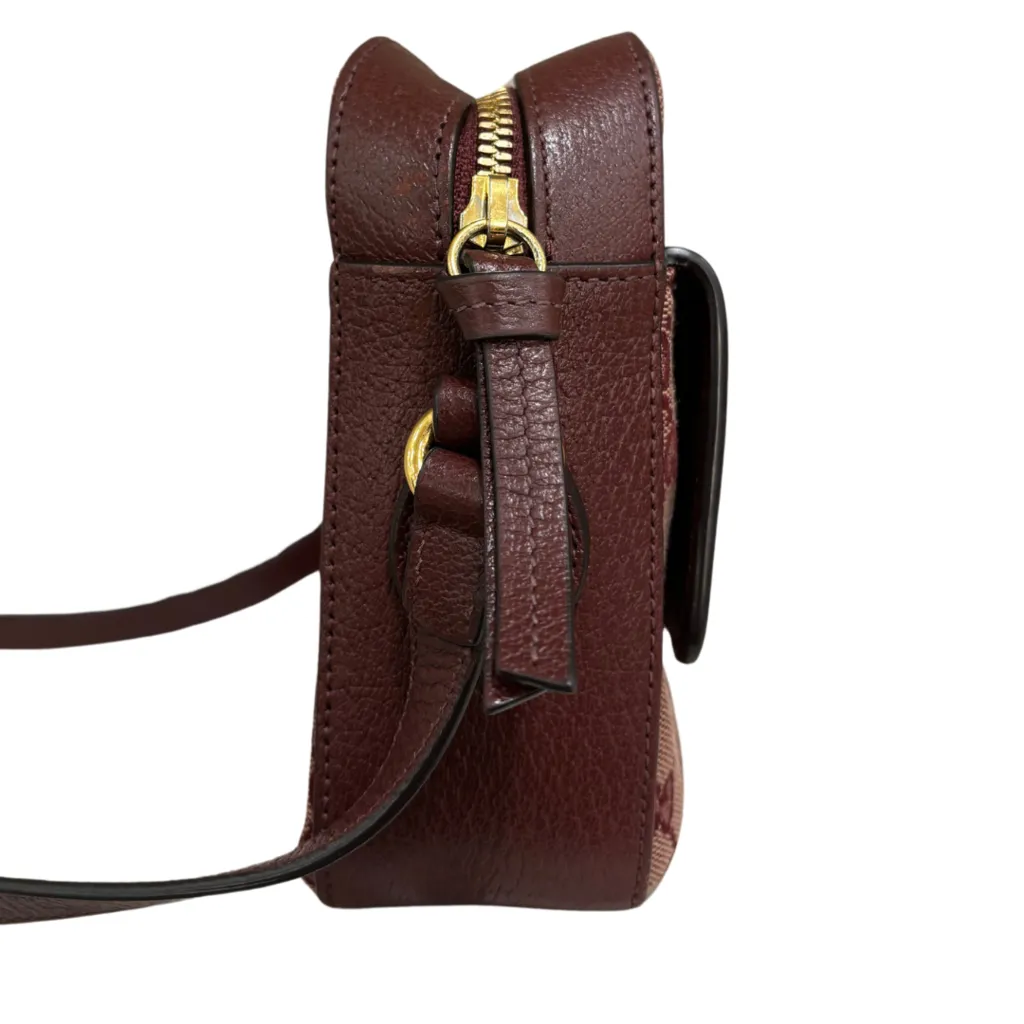 Gucci Brown Canvas 1955 Horsebit Crossbody