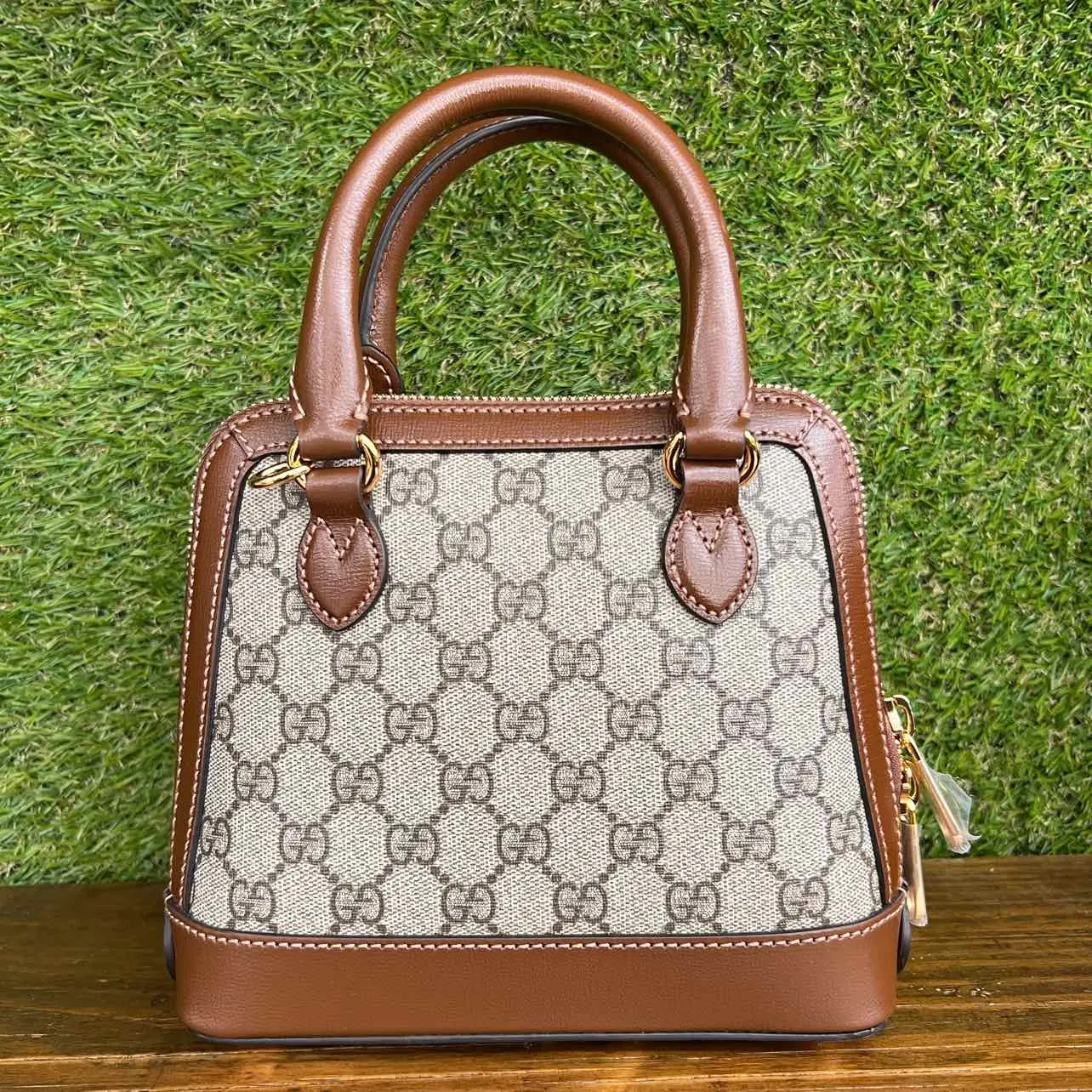 Gucci Handbag "HORSEBIT" New Taupe Size OS