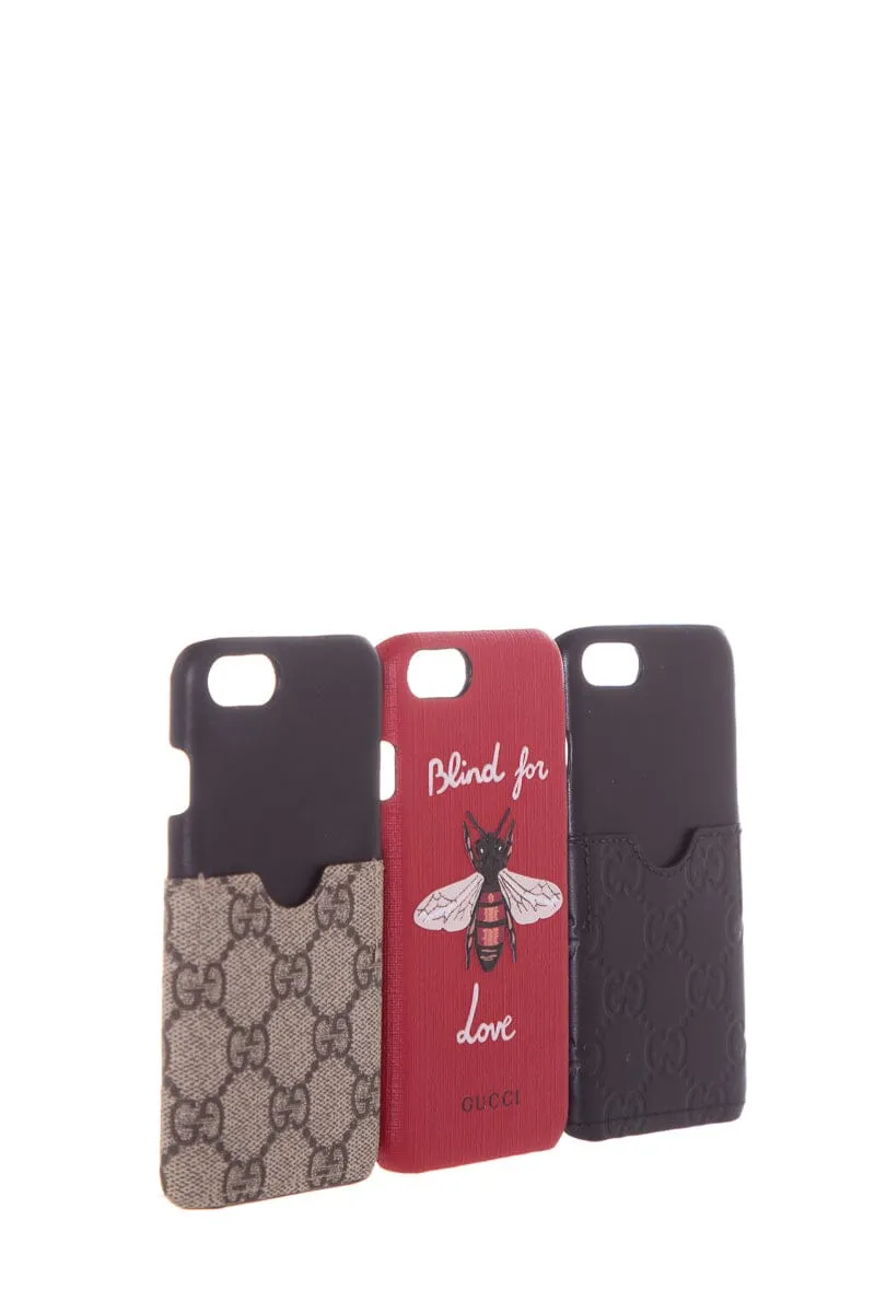 Gucci Monogram Phone Case Trio