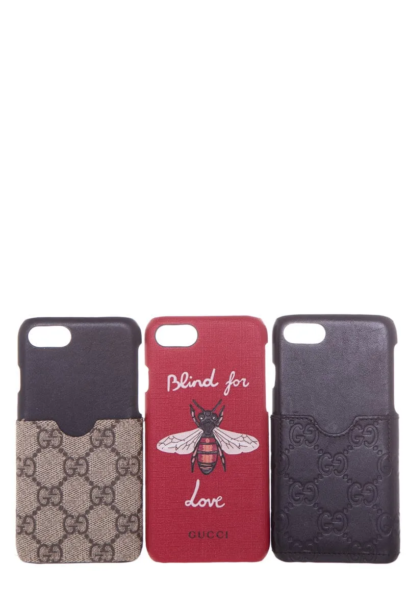 Gucci Monogram Phone Case Trio