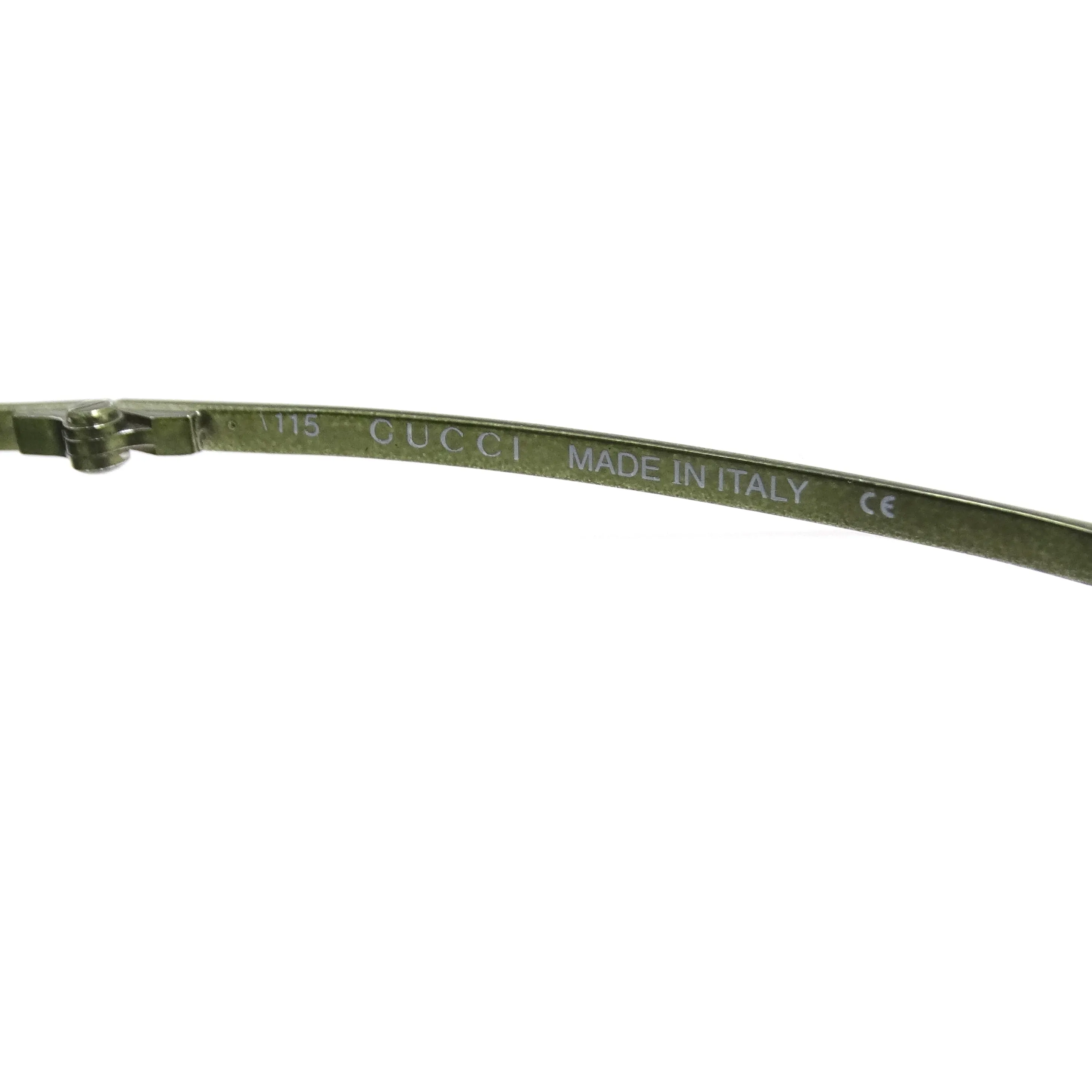 Gucci Y2K Green Gradient Sunglasses
