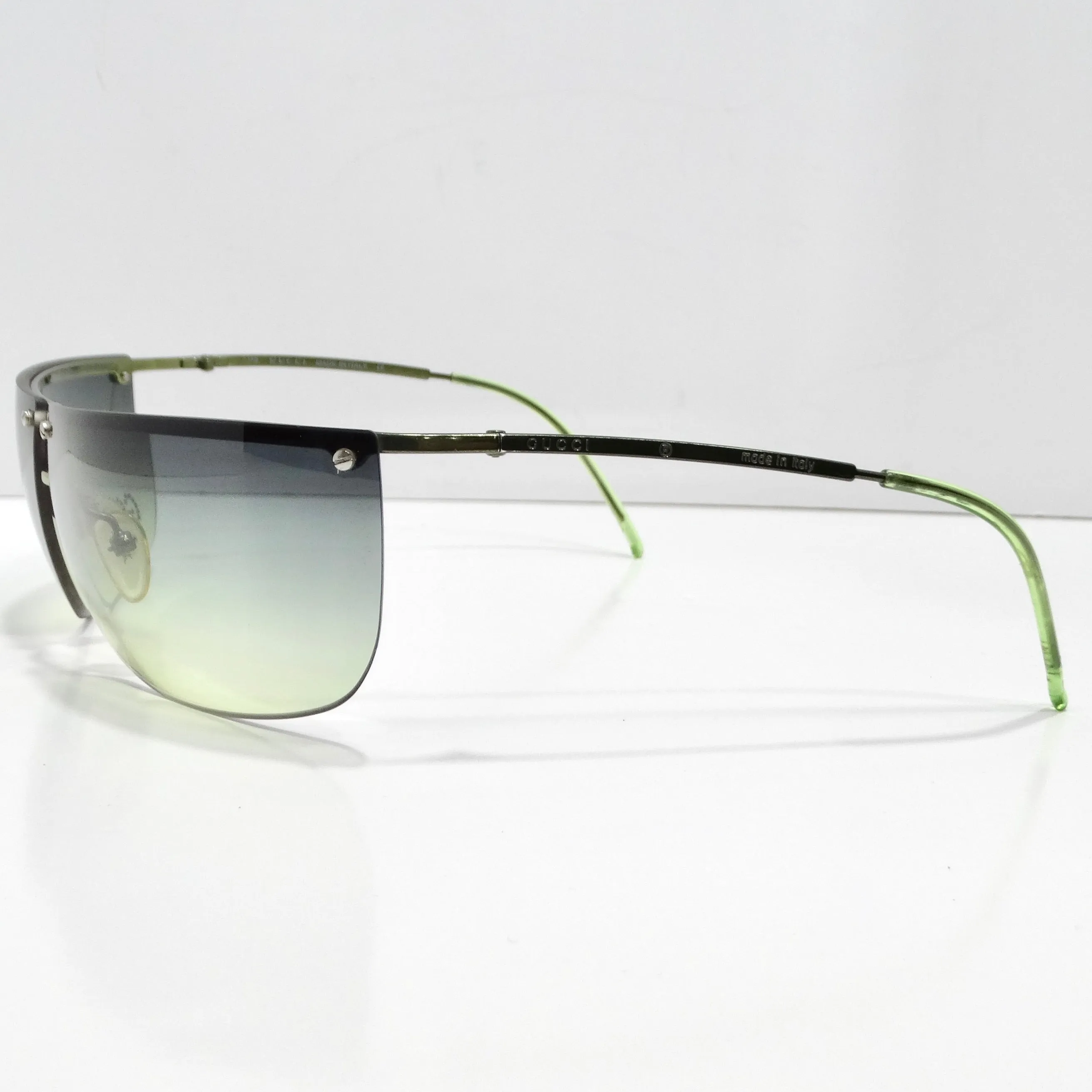 Gucci Y2K Green Gradient Sunglasses
