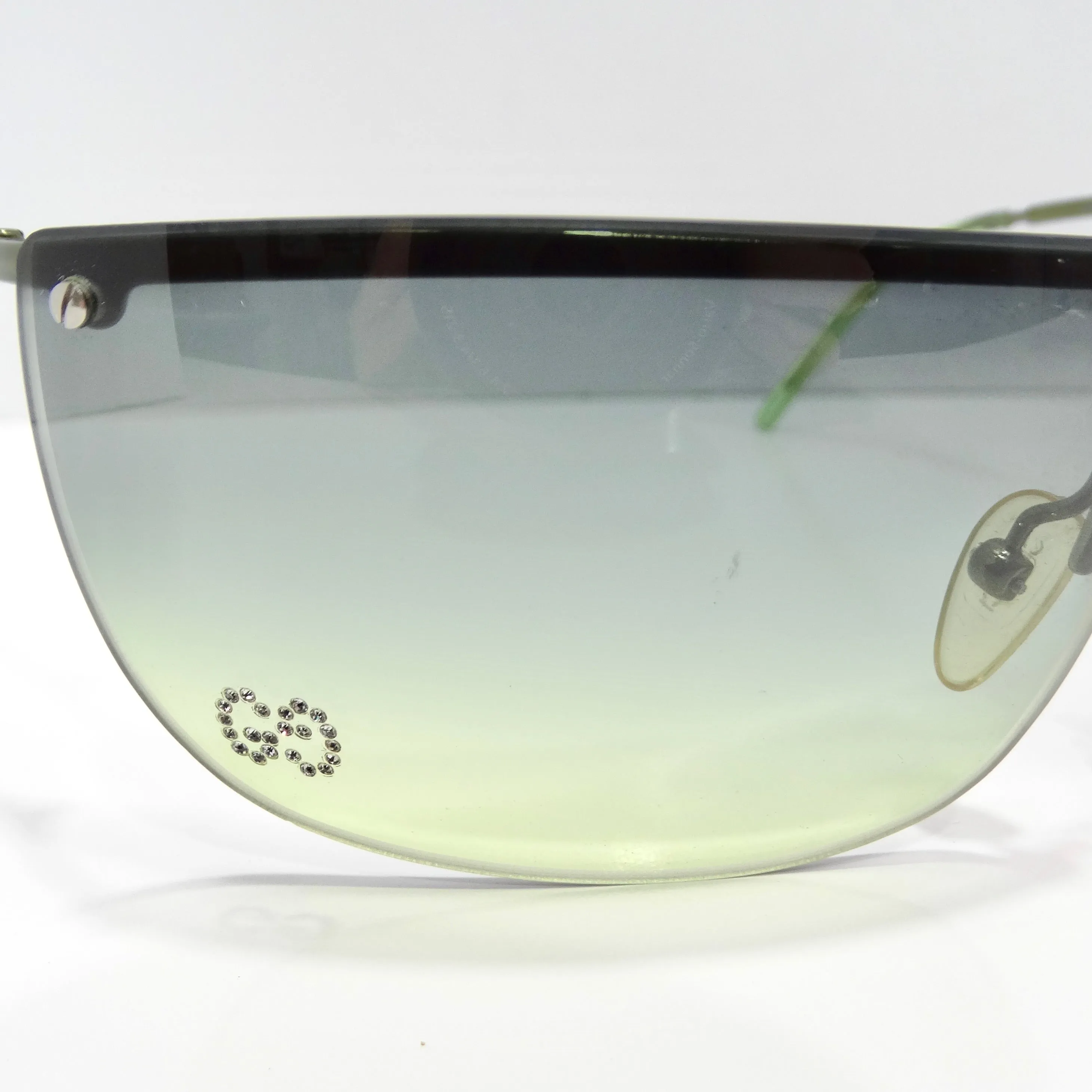Gucci Y2K Green Gradient Sunglasses
