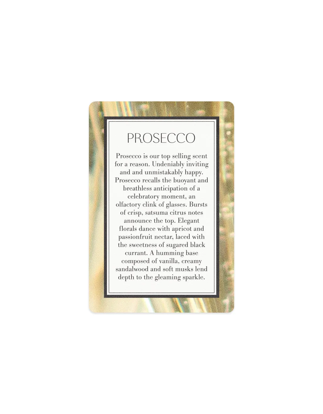 GWP - Scented Card - Prosecco