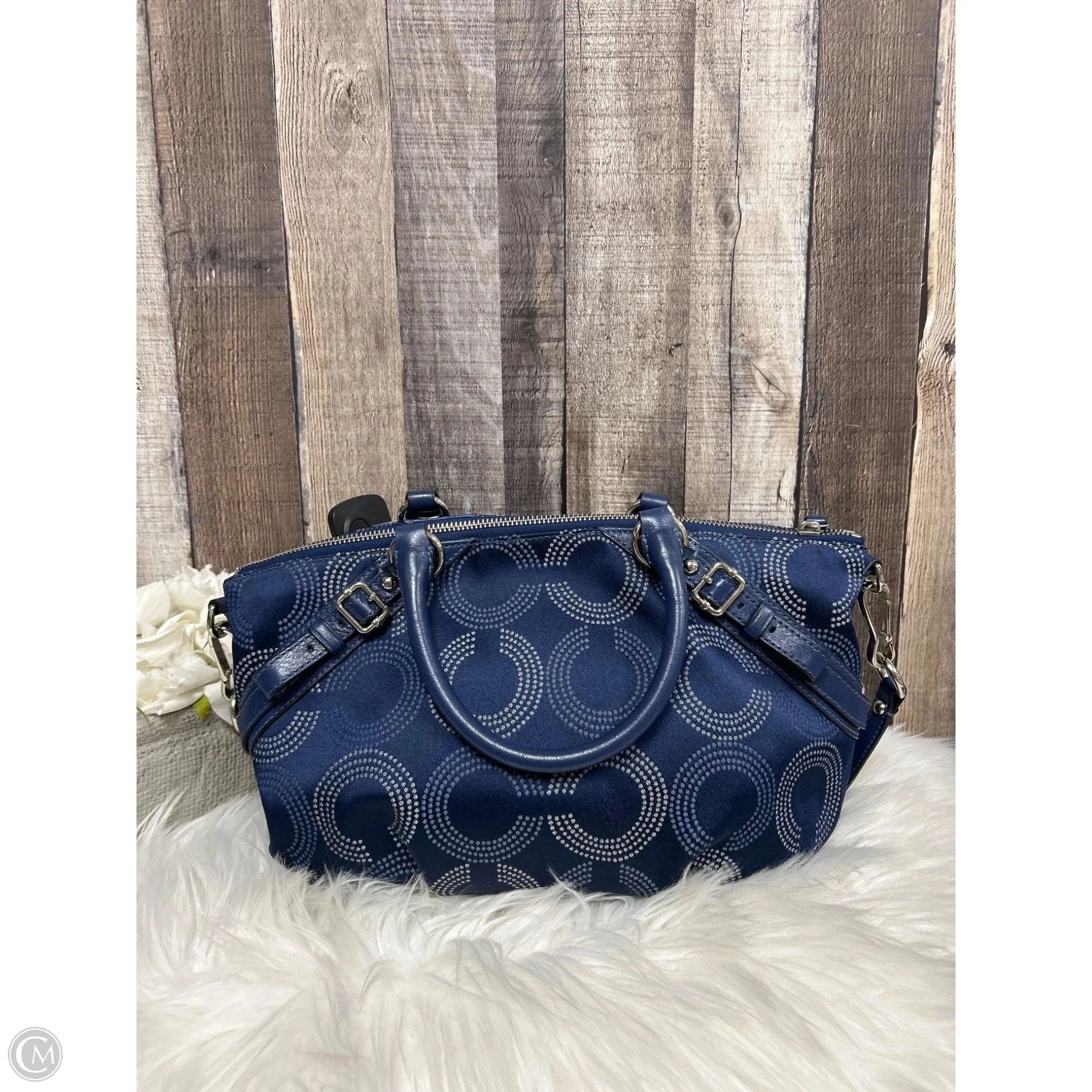 Handbag Designer By Coach, Size: Medium