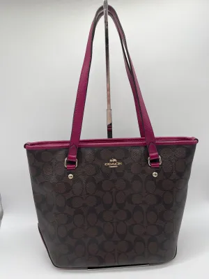 Handbag Designer By Coach, Size: Medium