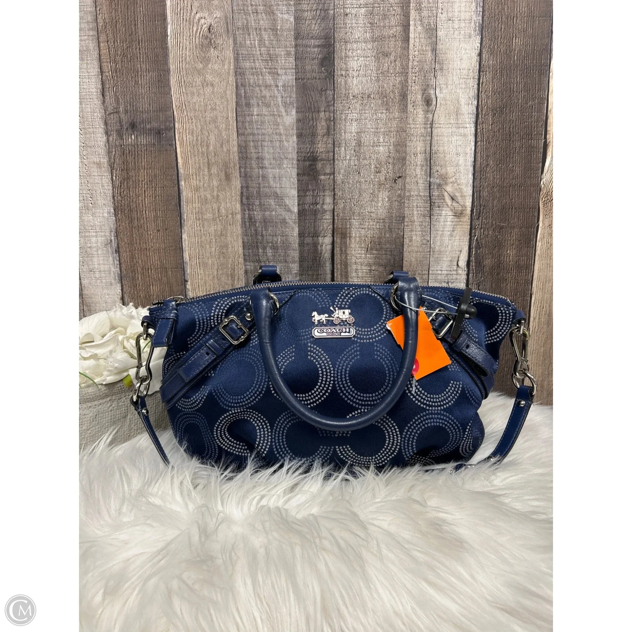 Handbag Designer By Coach, Size: Medium