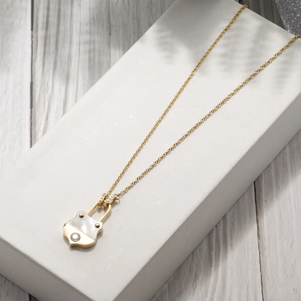 Handbag pendant necklace-NSSN786ST