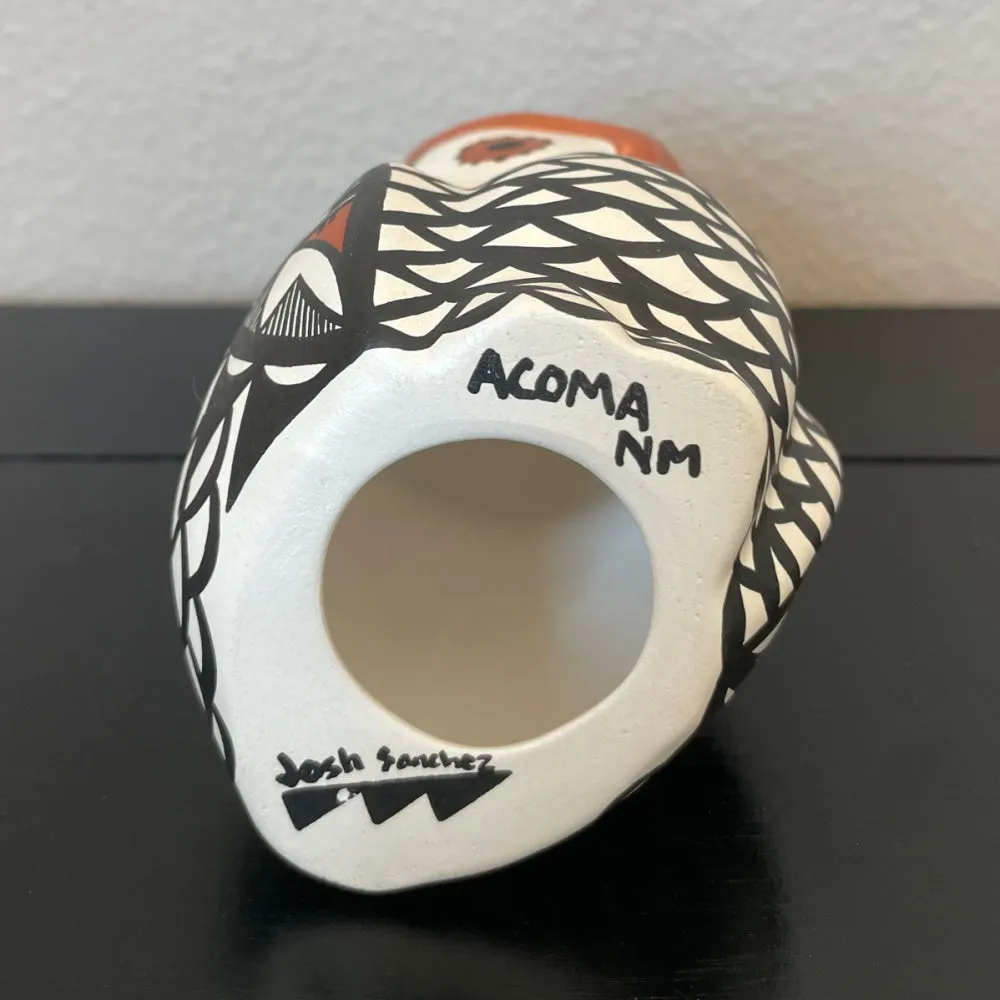 Handmade Acoma Pottery Owl