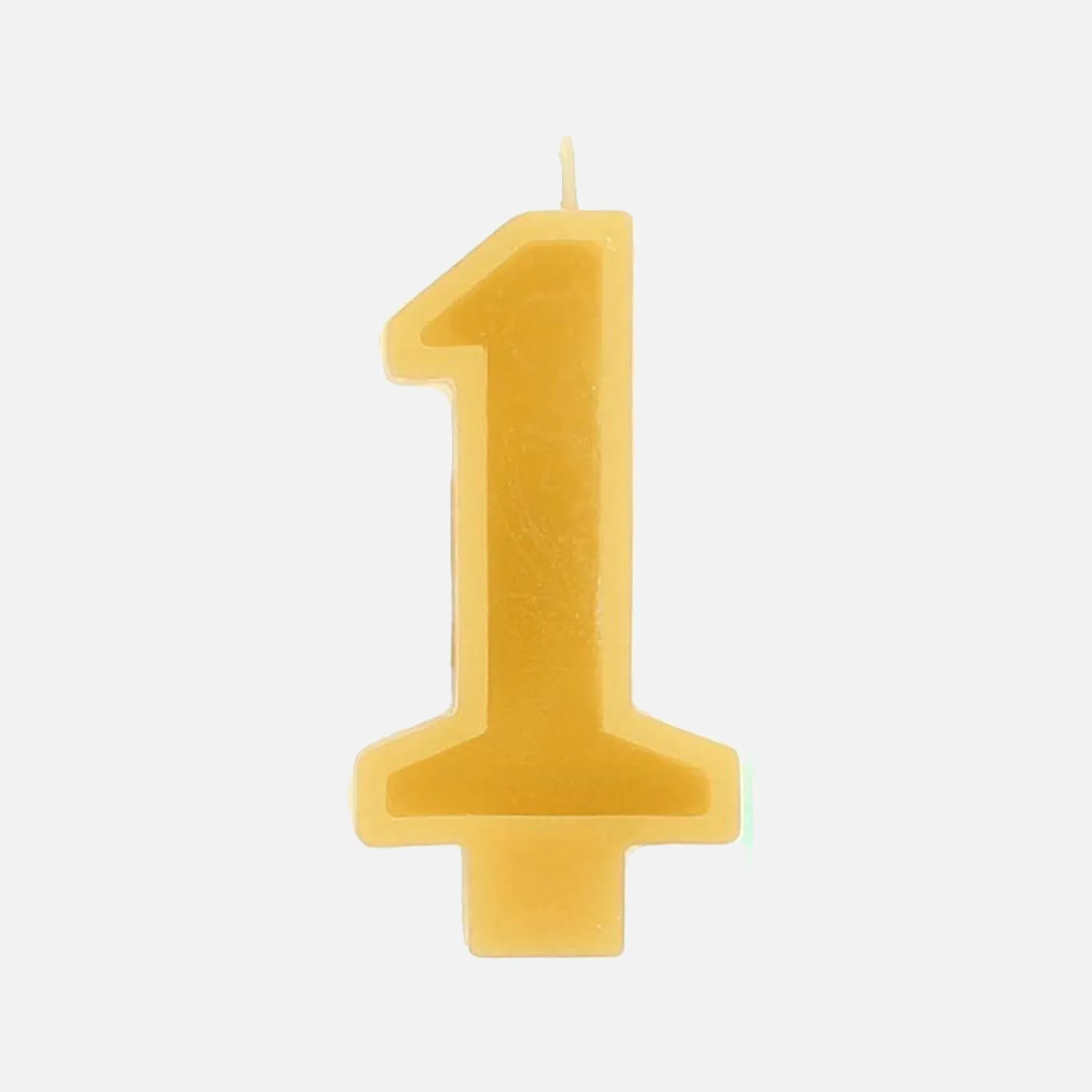 Handmade Beeswax Number Candles