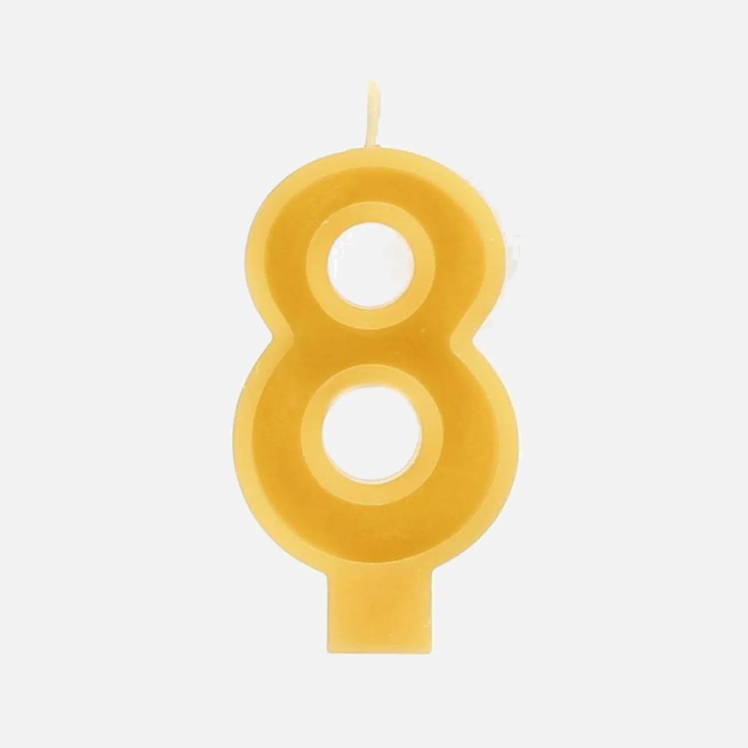 Handmade Beeswax Number Candles
