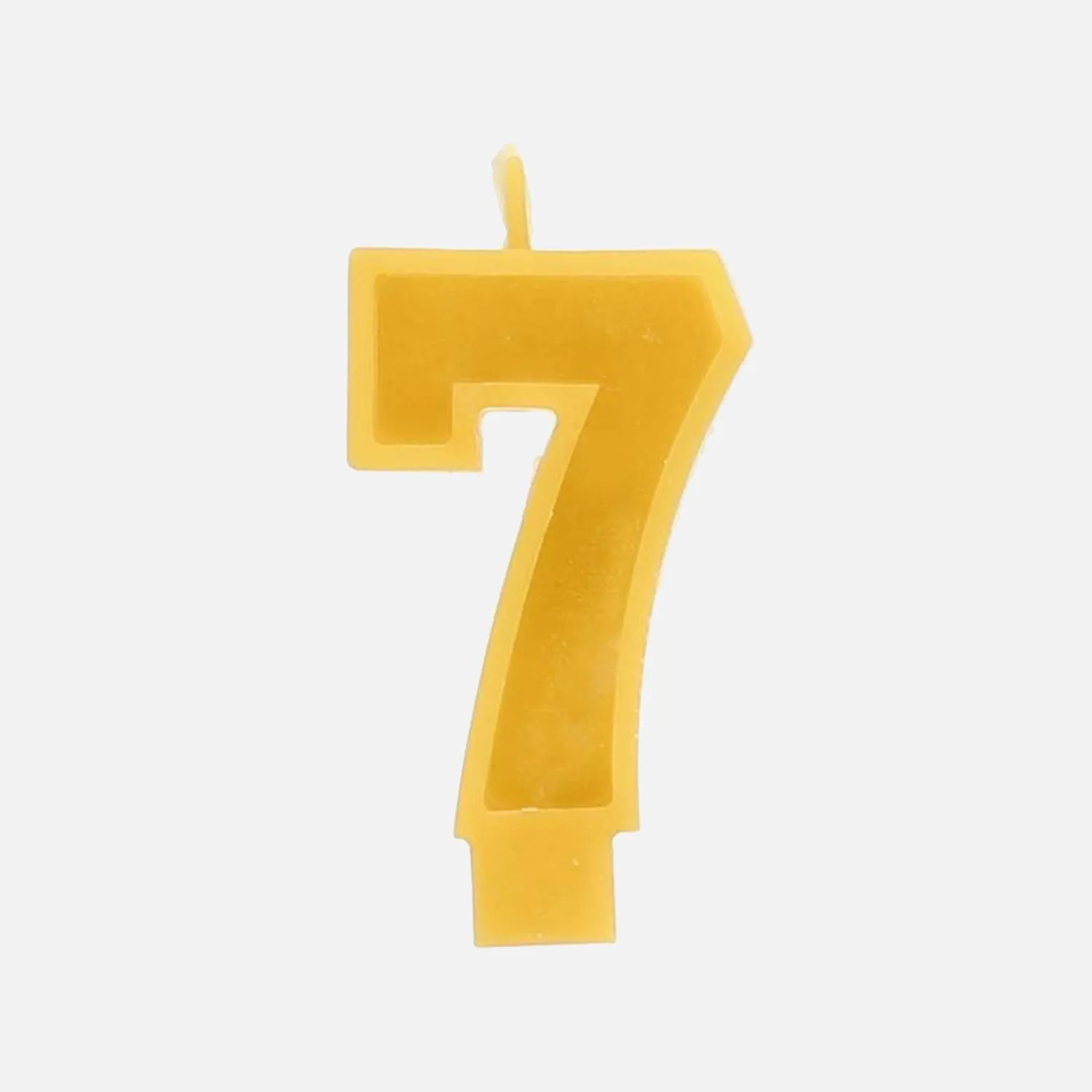 Handmade Beeswax Number Candles