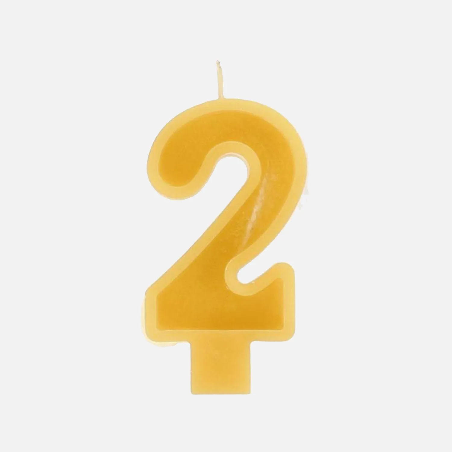 Handmade Beeswax Number Candles