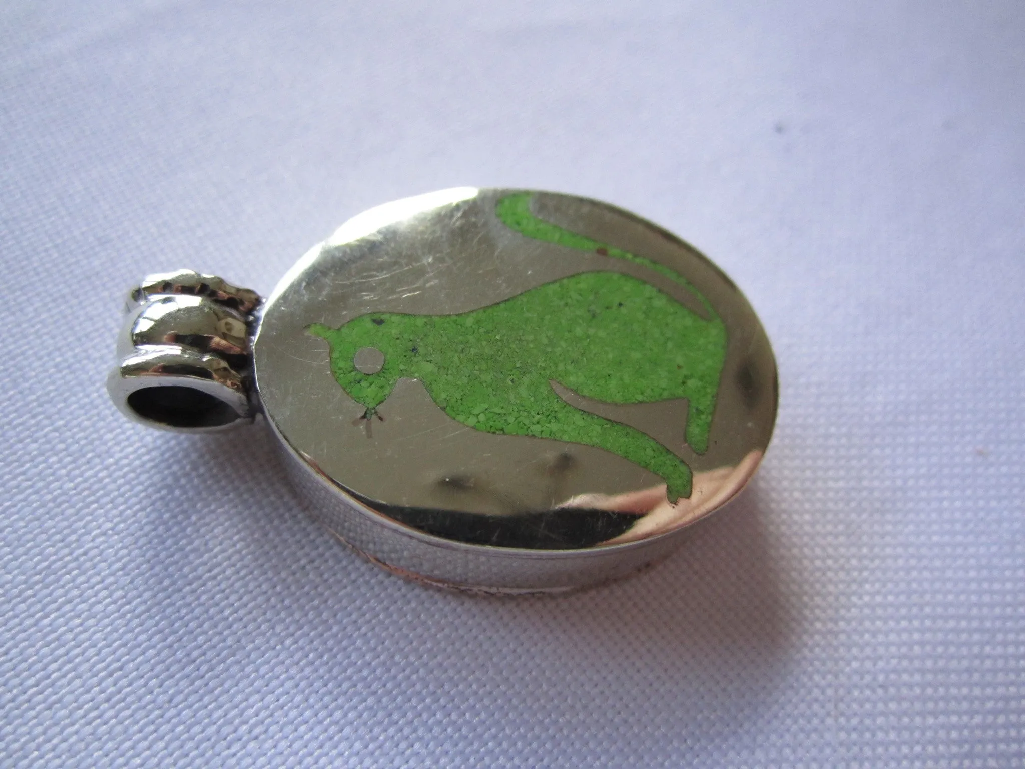 Handmade Box Cat Pendant