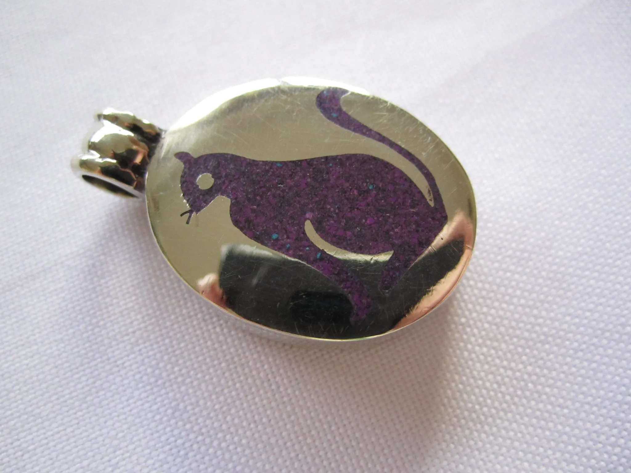 Handmade Box Cat Pendant