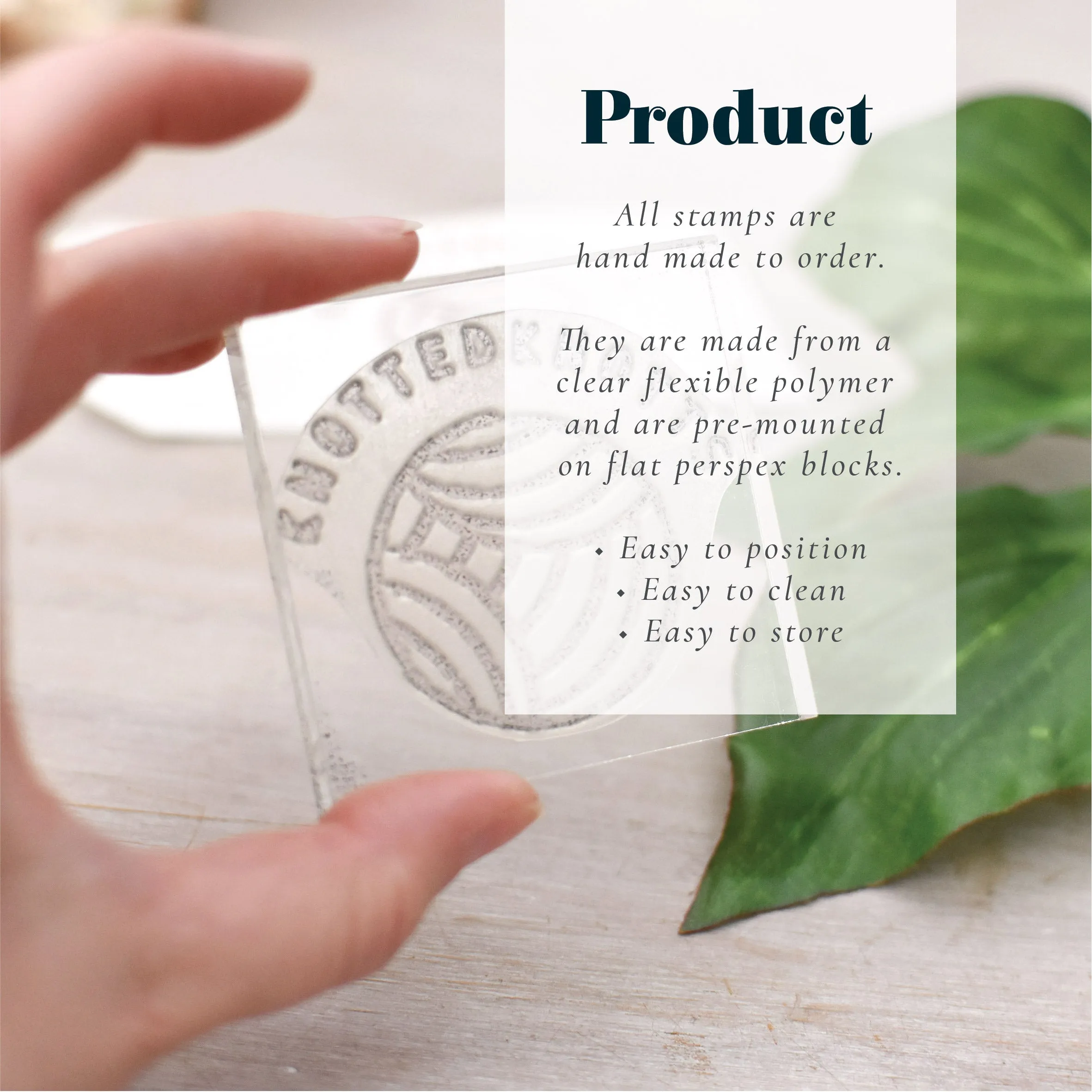 Handmade By Rubber Stamp
