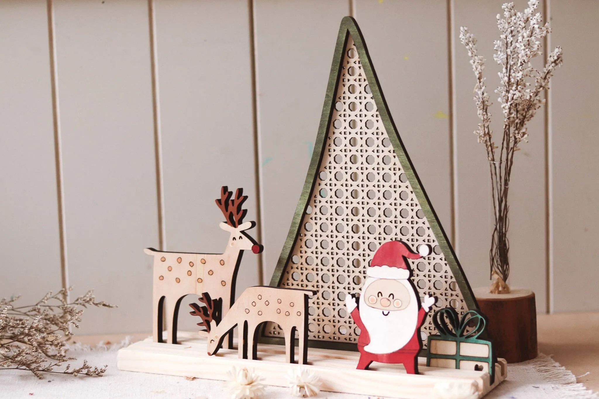Handmade Christmas Story Scene