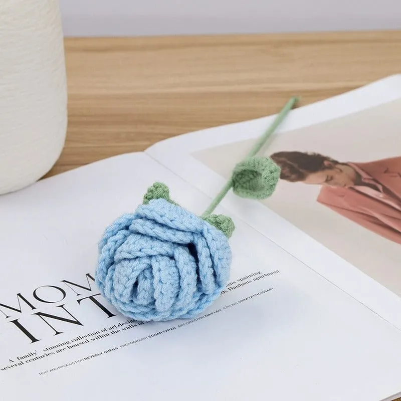 Handmade Crochet Rose Flower