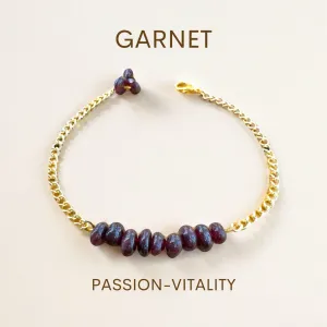 Handmade Garnet Bracelet