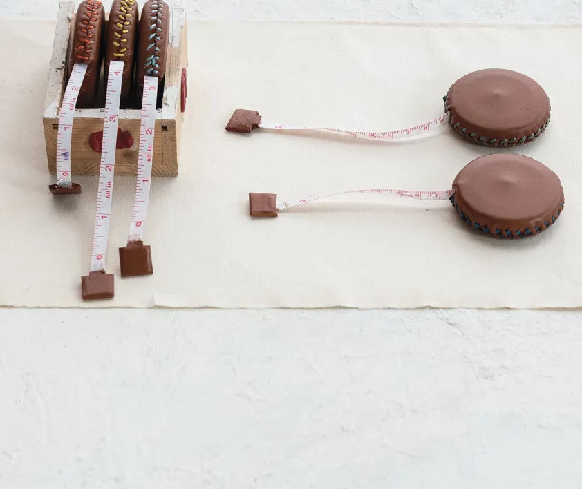 Handmade Leather Tape Measure