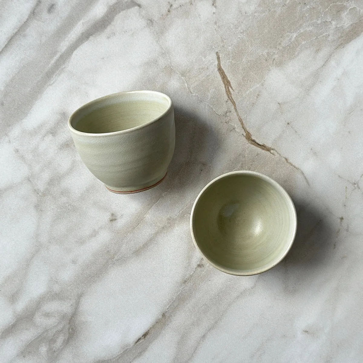 Handmade Mini Taupe Bowl