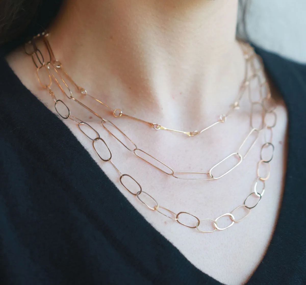Handmade Paperclip Chain Necklace