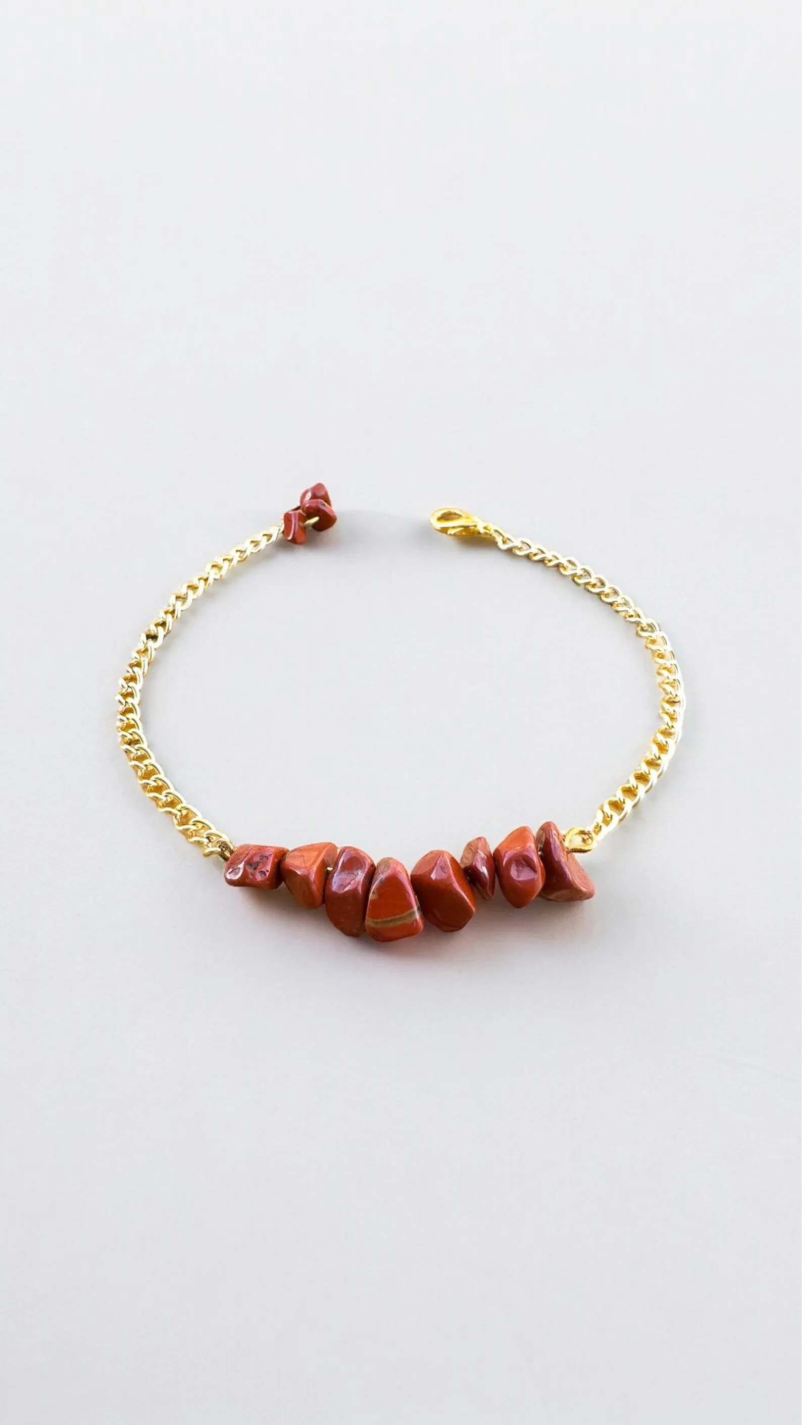 Handmade Red Jasper Bracelet