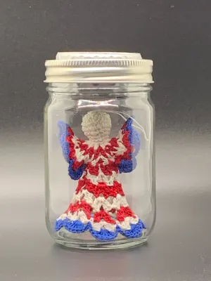 Handmade Solar Angel Lights