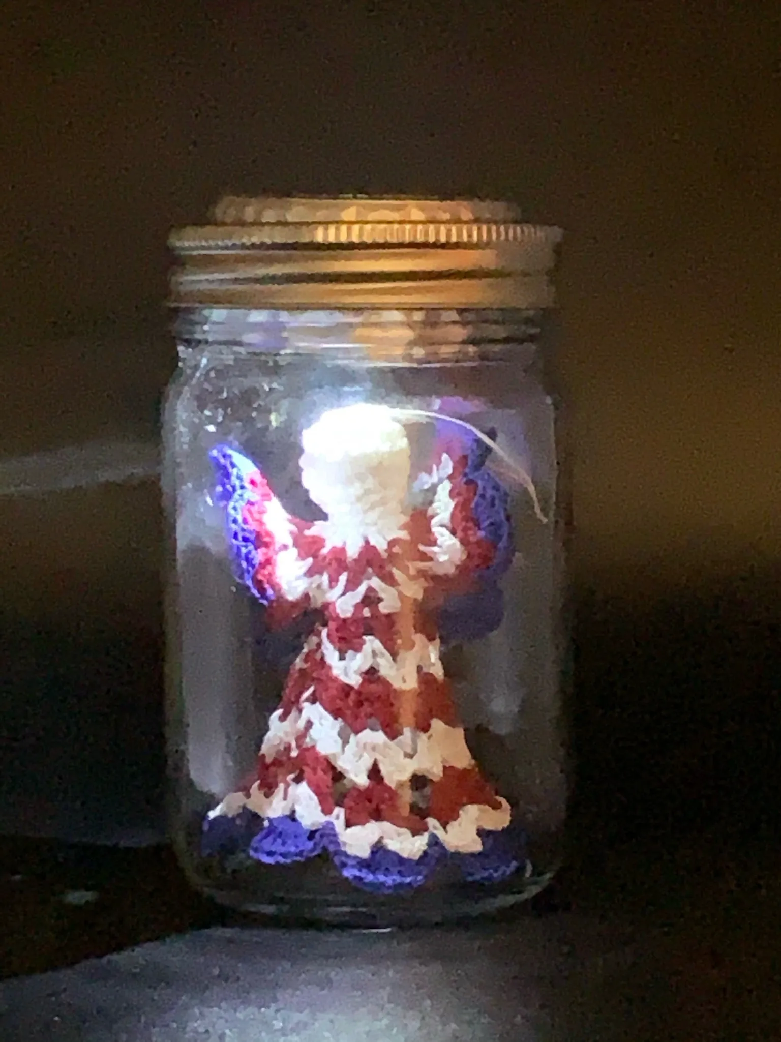 Handmade Solar Angel Lights