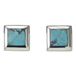 Handmade Sterling Silver & Turquoise Earrings