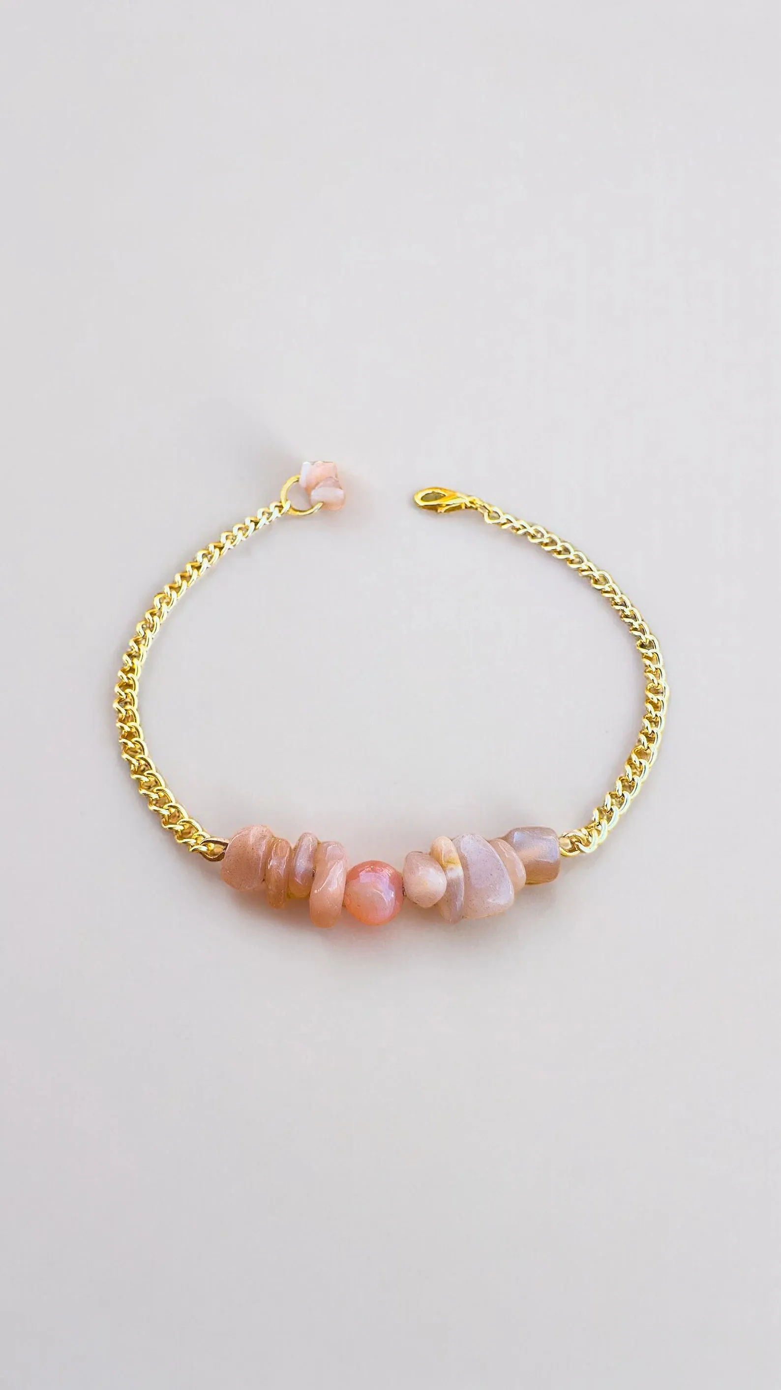 Handmade Sunstone Bracelet