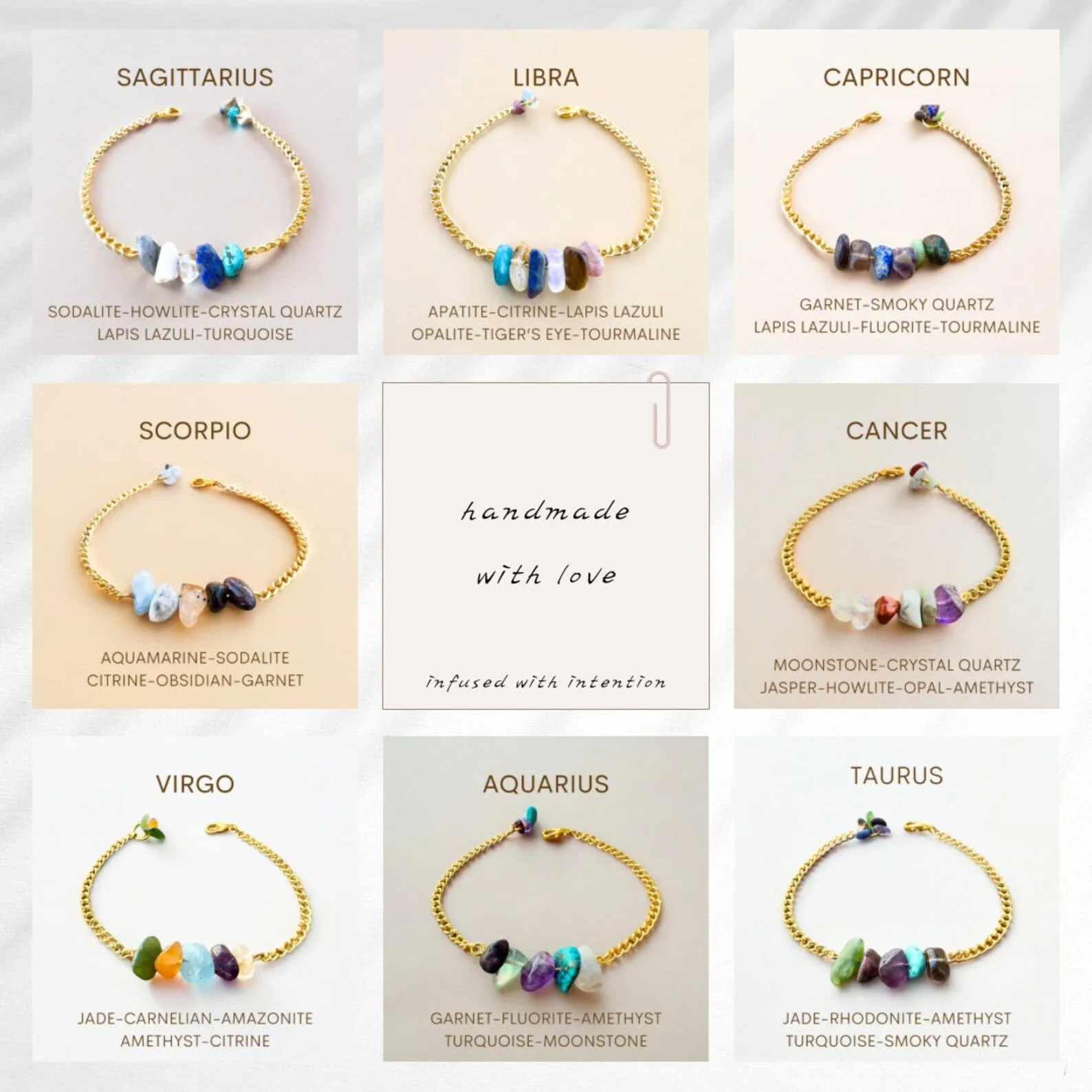 Handmade Sunstone Bracelet