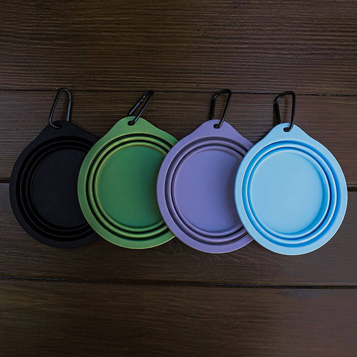 Heather Purple Silicone Travel Bowl