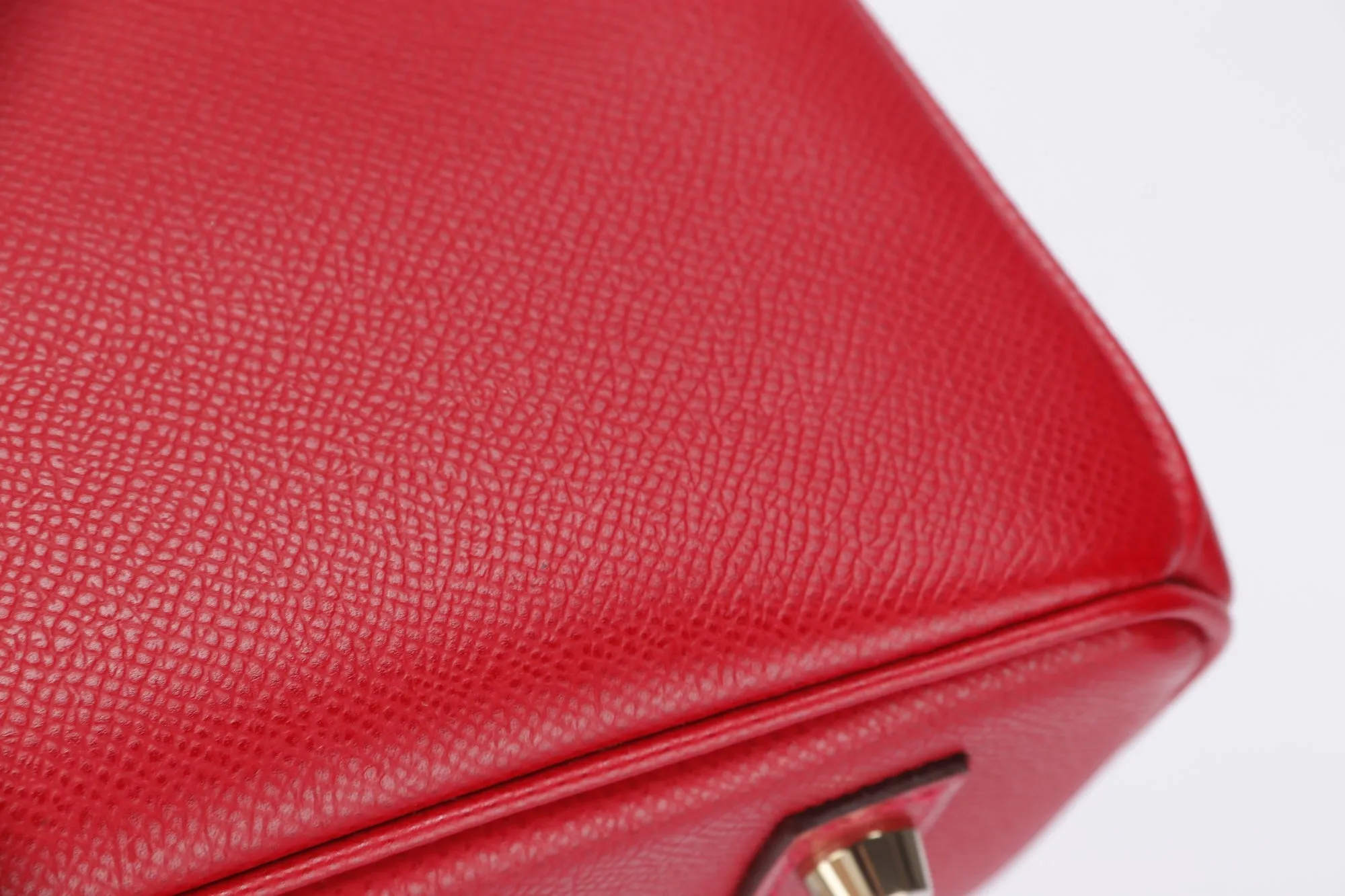 Hermes Birkin 30, Stamp Q, Rouge Casaque Color, Epsom Leather, Gold Hardware, with Dust Cover
