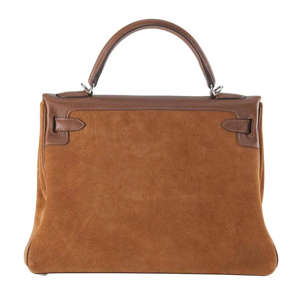 Hermès Kelly 32 Fauve Grizzly Bag - Limited Edition
